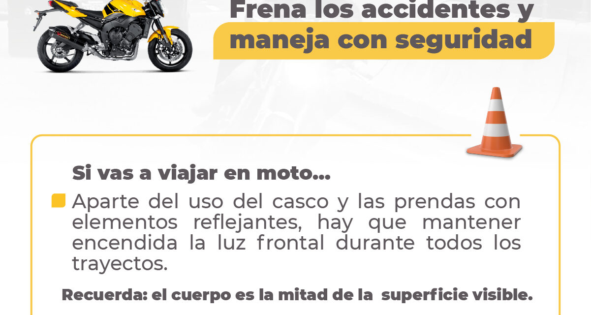 ¡USA CASCO Y CONDUCE CON RESPONSABILIDAD!