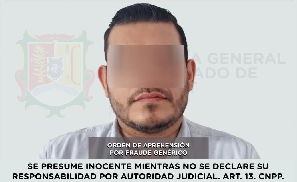 DETENIDO PRESUNTO RESPONSABLE DE FRAUDE GENÉRICO