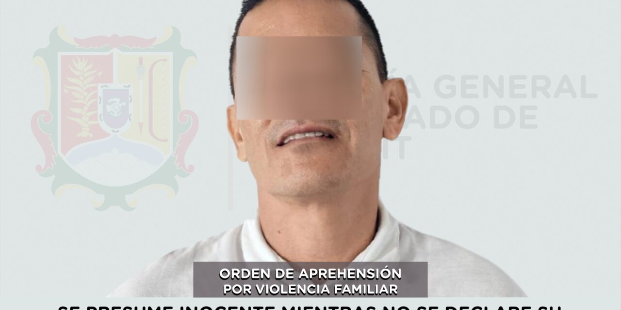 CAPTURADO POR EJERCER VIOLENCIA FAMILIAR CONTRA UNA MUJER