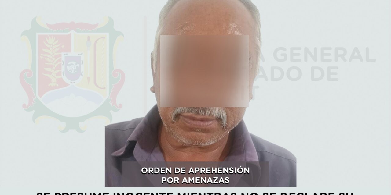DETENIDO EN TEQUEPEXPAN POR EL DELITO DE AMENAZAS