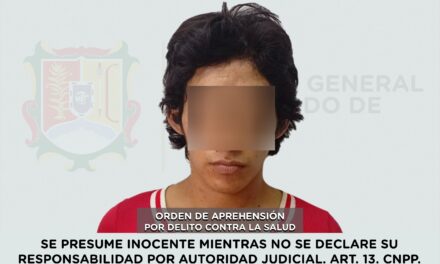 EJECUTA FGEN DOS ÓRDENES DE APREHENSIÓN POR DELITO CONTRA LA SALUD