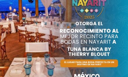 TUNA BLANCA BY THIERRY BLOUET RECONOCIDO COMO MEJOR RECINTO PARA BODAS EN NAYARIT