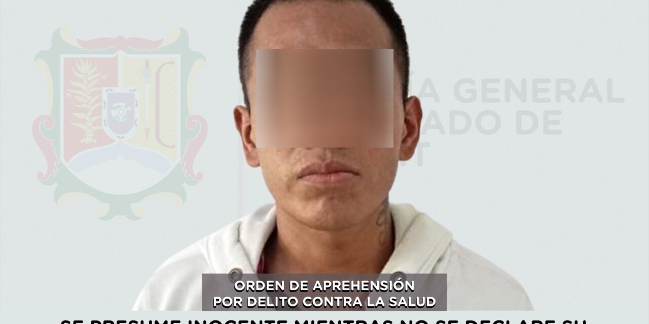 CAPTURADO EN TEPIC POR DELITO CONTRA LA SALUD