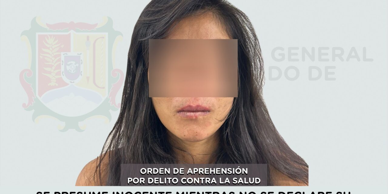 DETENIDA COMO PROBABLE RESPONSABLE DE POSESIÓN DE PSICOTRÓPICOS