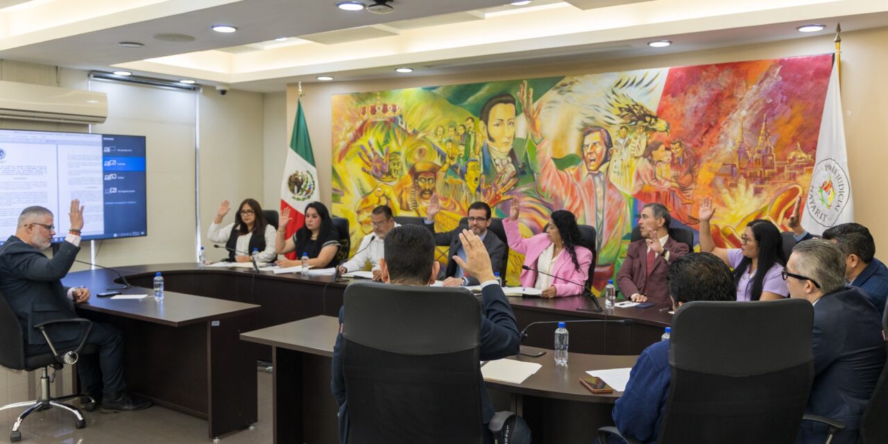 Pleno del TSJ Nayarit aprueba nueva conformación de salas y designación de secretarías de acuerdos