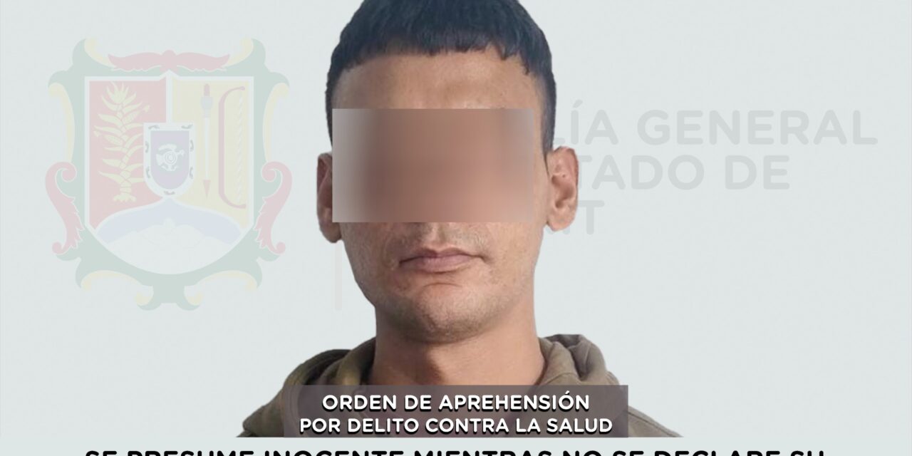 CAPTURADO PRESUNTO RESPONSABLE DE DELITO CONTRA LA SALUD