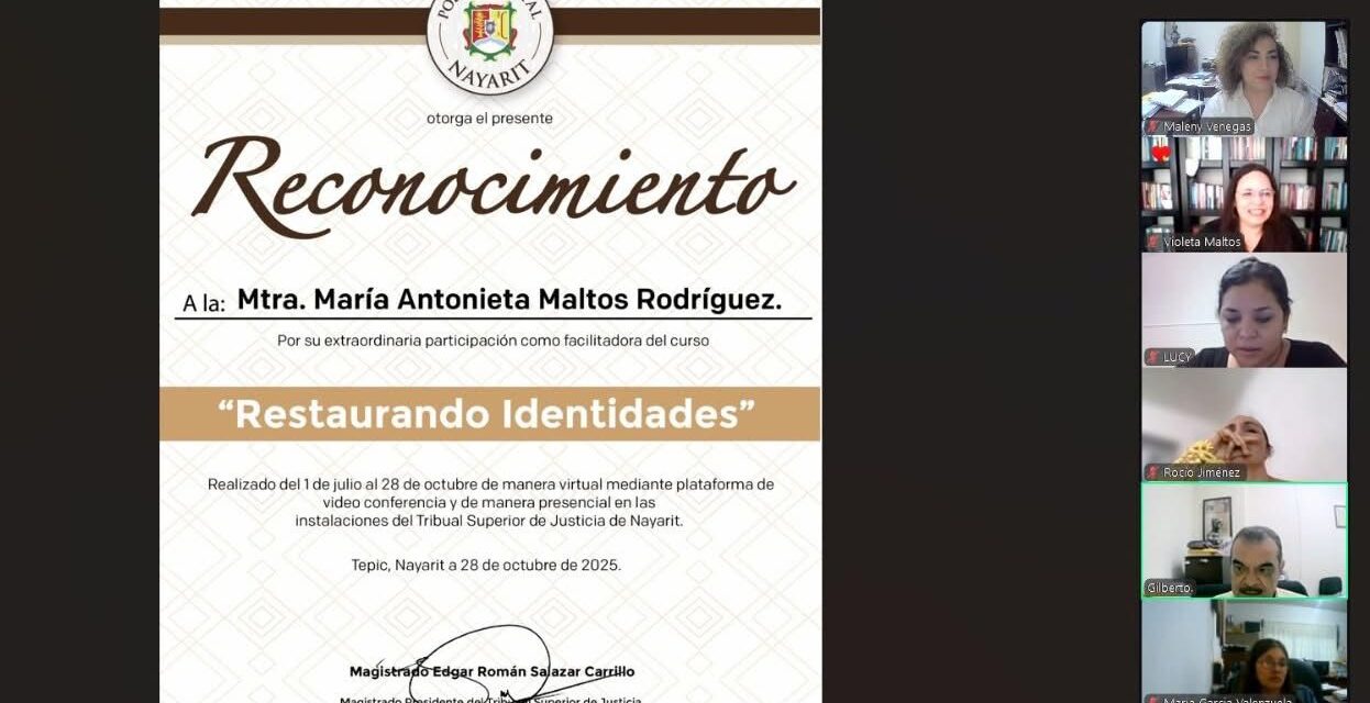 Concluye el programa “Restaurando Identidades” del Poder Judicial de Nayarit