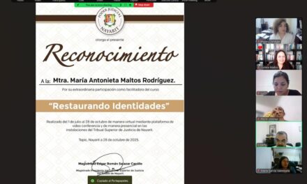 Concluye el programa “Restaurando Identidades” del Poder Judicial de Nayarit