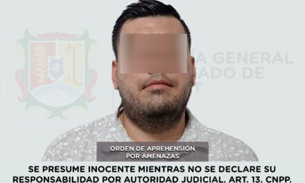 📢 #Boletín | EJECUTA FGEN ORDEN DE APREHENSIÓN POR EL DELITO DE AMENAZAS