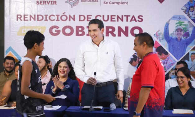 HÉCTOR SANTANA DESTACA OBRAS, EDUCACIÓN Y APOYO SOCIAL EN SU RENDICIÓN DE CUENTAS