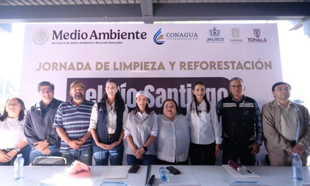 JORNADA DE LIMPIEZA Y REFORESTACIÓN EN EL RÍO SANTIAGO EN TLAQUEPAQUE Y TONALÁ