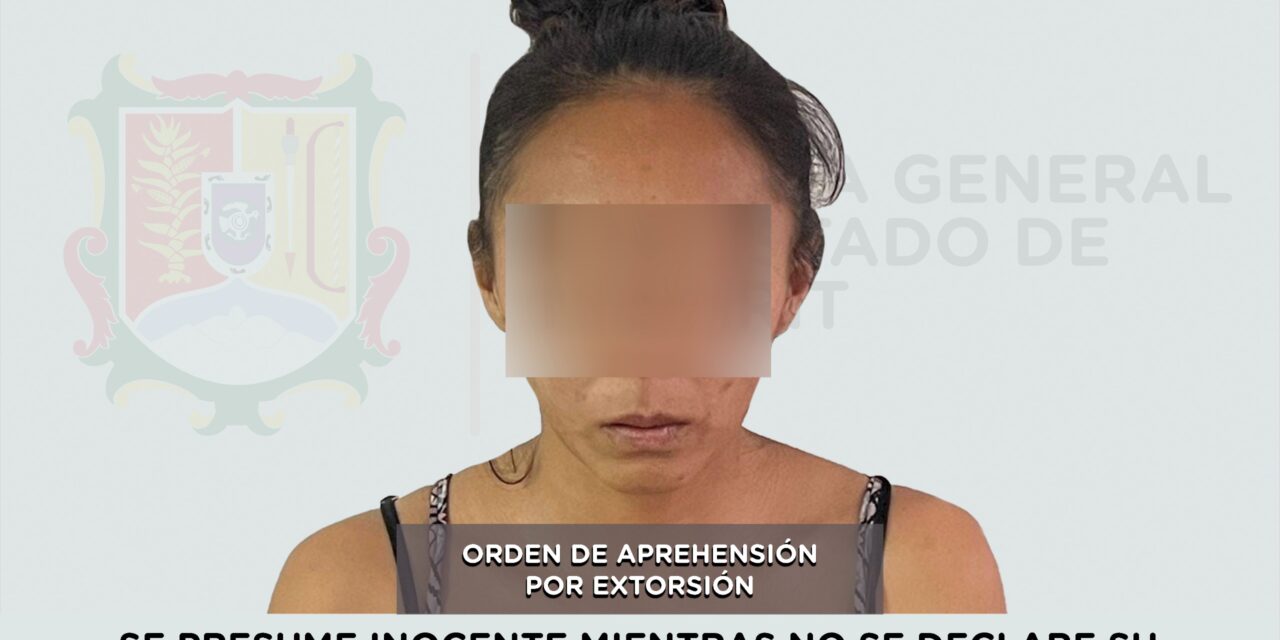 📢 #Boletín | APREHENDIDA PRESUNTA RESPONSABLE DEL DELITO DE EXTORSIÓN
