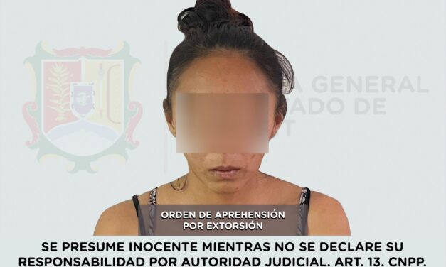 📢 #Boletín | APREHENDIDA PRESUNTA RESPONSABLE DEL DELITO DE EXTORSIÓN