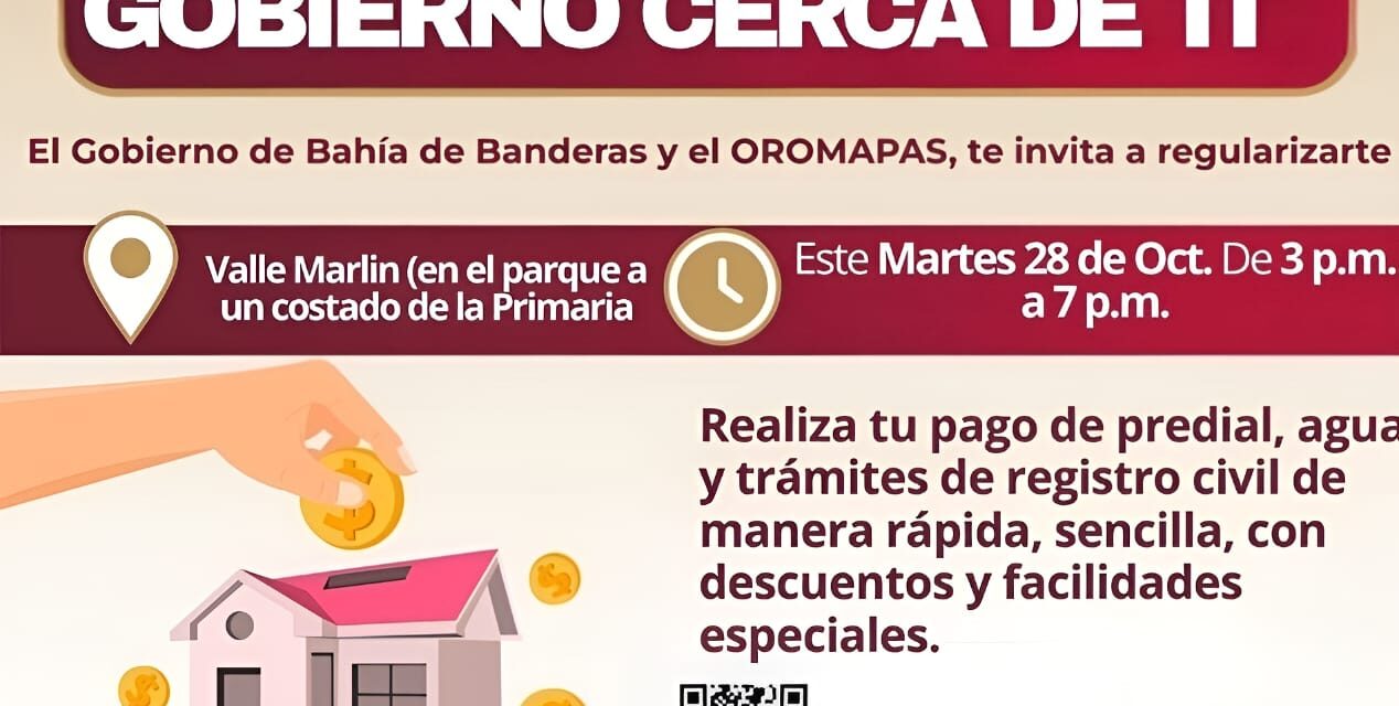GOBIERNO DE BAHÍA DE BANDERAS ACERCA SUS SERVICIOS A MEZCALES Y VALLE MARLIN