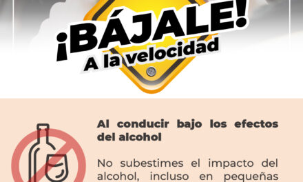¡BÁJALE A LA VELOCIDAD!