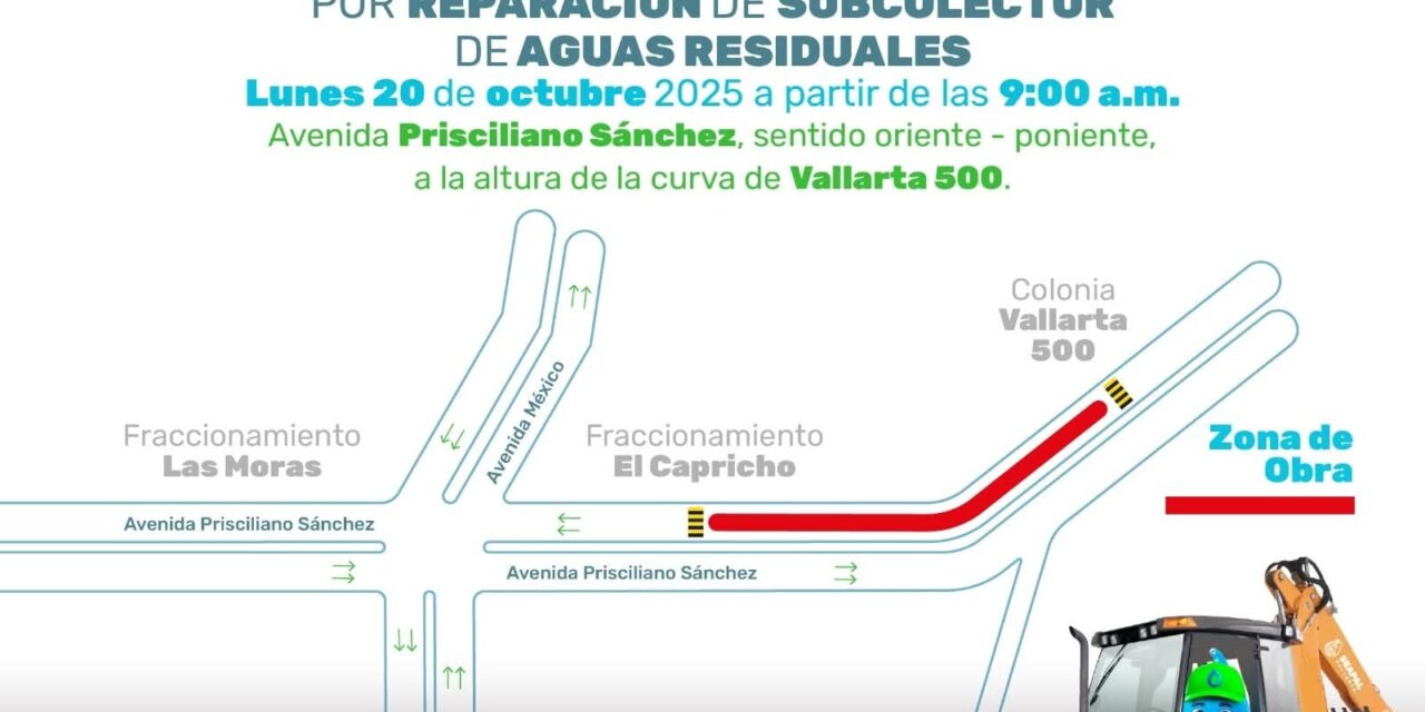 REPARACIÓN DE LÍNEA SANITARIA EN AV. PRISCILIANO SÁNCHEZ