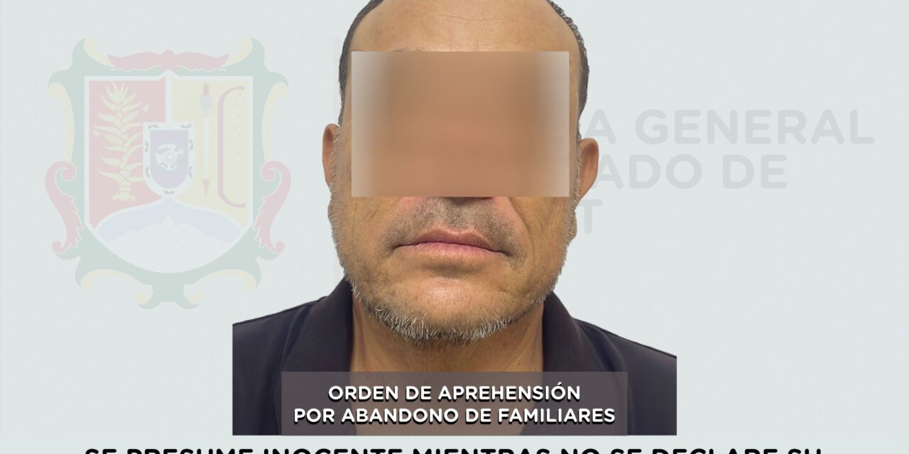 DETENIDO EN TUXPAN POR ABANDONO DE FAMILIARES