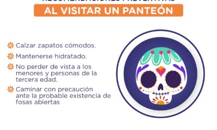 SSPC NAYARIT EMITE RECOMENDACIONES DE SEGURIDAD PARA VISITAS A PANTEONES