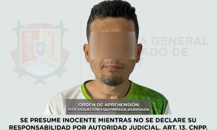 APREHENDIDO POR VIOLACIÓN EQUIPARADA AGRAVADA