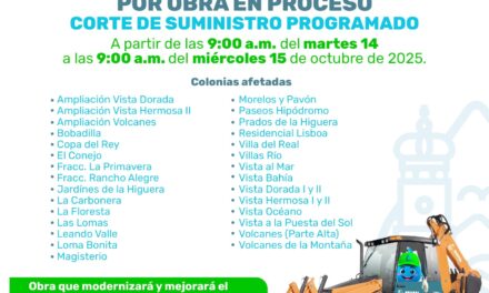 SEAPAL INFORMA FALTA DE AGUA EN LA PARTE ALTA DE EL PITILLAL