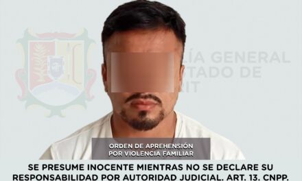 CAPTURADO POR EJERCER VIOLENCIA FAMILIAR CONTRA UNA MUJER
