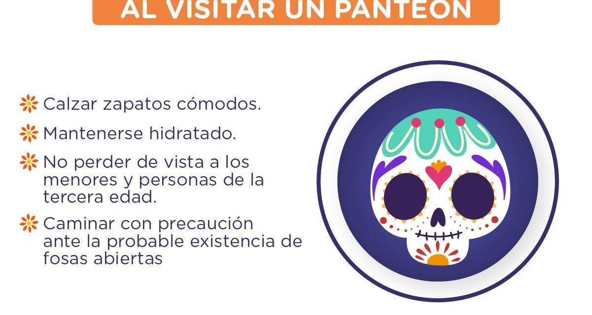 SSPC NAYARIT DA RECOMENDACIONES DE SEGURIDAD PARA VISITAS A PANTEONES