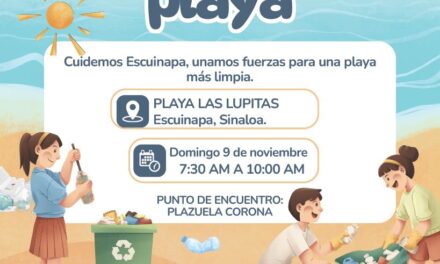 El IMJU de Escuinapa Invitan a jornada de limpieza en Playa Las Lupitas