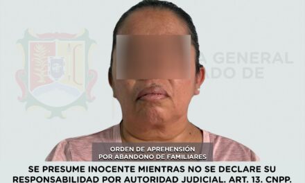 📢 #Boletín | APREHENDIDA PRESUNTA RESPONSABLE DE ABANDONO DE FAMILIARES