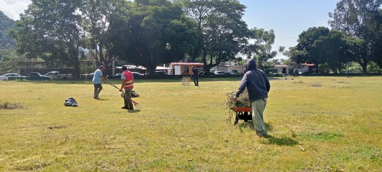 Rehabilitación y mantenimiento de espacios deportivos en Coapan
