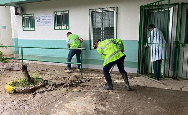 El IMSS refuerza acciones para garantizar la atención médica en estados afectados por tormenta tropical Raymond