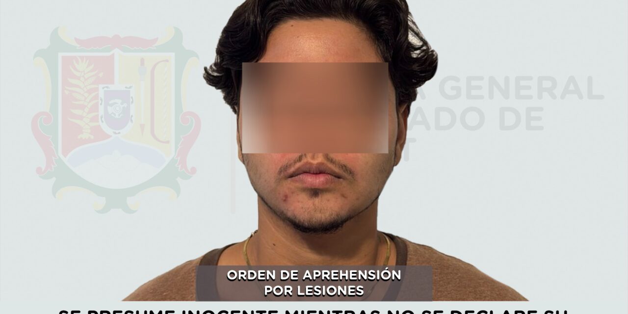 📢 #Boletín | CAPTURADO EN BAHÍA DE BANDERAS POR EL DELITO DE LESIONES