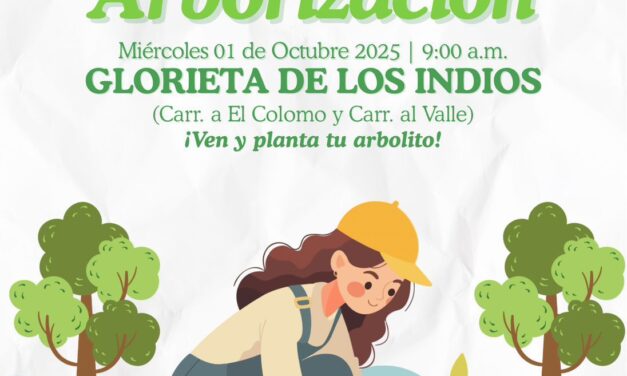 Jornada de Arborización llegará a la Glorieta de los Indios