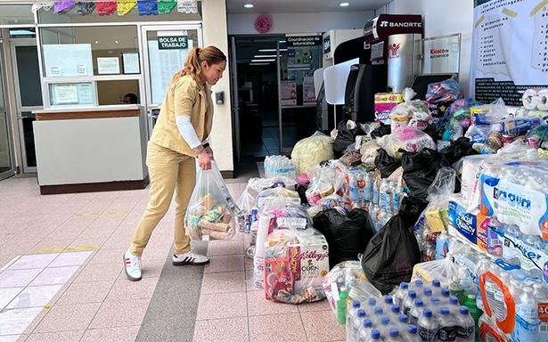 Envía IMSS Zacatecas una tonelada de víveres a estados afectados por lluvias