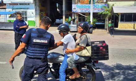 Agentes de Movilidad refuerzan la seguridad vial en la zona norte de Nayarit