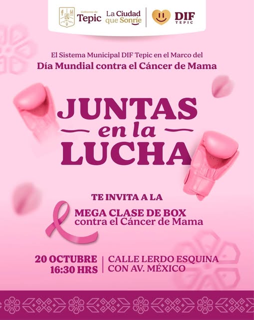En el Día Mundial contra el Cáncer de Mama, unámonos con fuerza y esperanza.