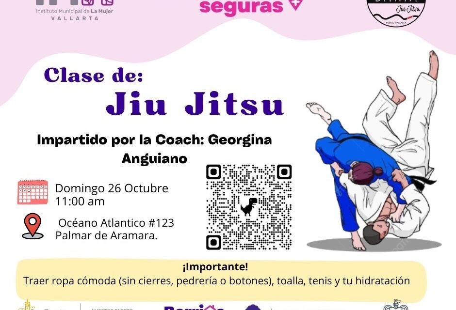 Invitan a mujeres vallartenses a clase gratuita de Jiu Jitsu