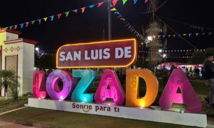 Inaugura Geraldine Ponce las Maxiletras de San Luis de Lozada