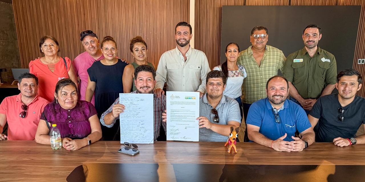 Munguía acuerda con vecinos y locatarios continuar obra de Av. México