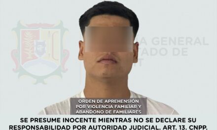 📢 #Boletín | CAPTURADO POR VIOLENCIA FAMILIAR Y ABANDONO DE FAMILIARES