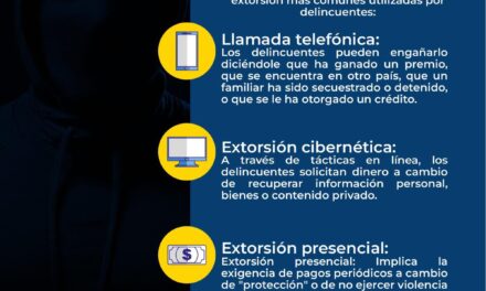¡ALERTA ANTE LA EXTORSIÓN!
