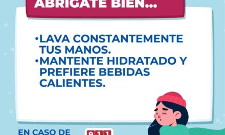 MEDIDAS PREVENTIVAS PARA CUIDARTE DEL FRÍO ESTA TEMPORADA