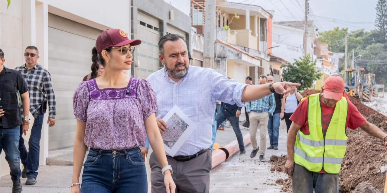 GERALDINE PONCE SUPERVISA OBRAS DE REHABILITACIÓN EN CIUDAD DEL VALLE