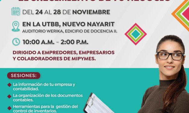 TALLER “CONTABILIDAD PARA EL CRECIMIENTO DE TU NEGOCIO” EN BAHÍA DE BANDERAS