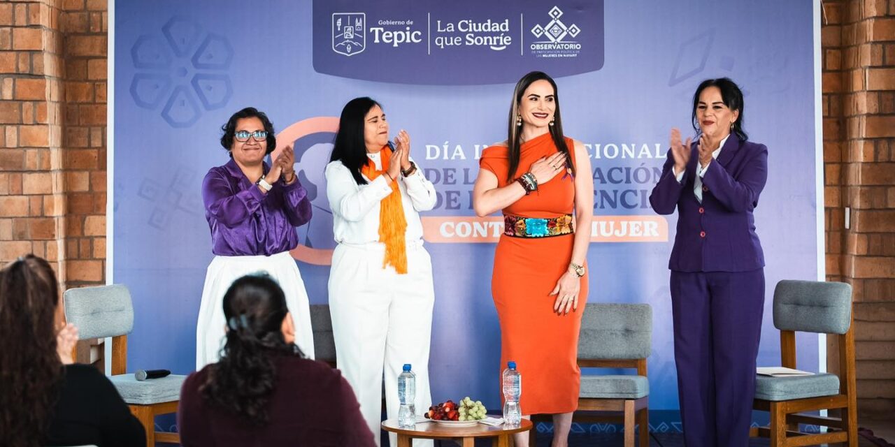 Tepic refuerza acciones para erradicar la violencia de género