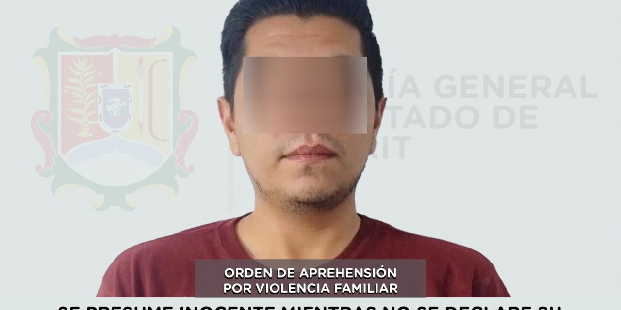APREHENDIDO POR EJERCER VIOLENCIA FAMILIAR CONTRA UNA MUJER