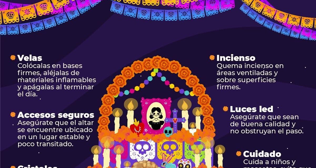 SSPC NAYARIT COMPARTE RECOMENDACIONES PARA UN ALTAR SEGURO