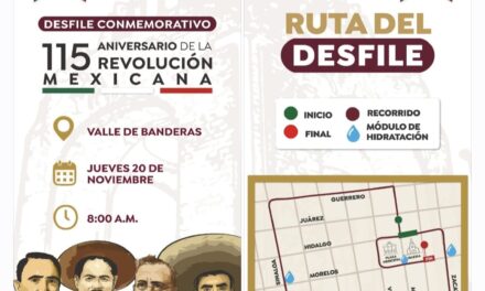 HÉCTOR SANTANA INVITA AL DESFILE POR EL 115 ANIVERSARIO DE LA REVOLUCIÓN
