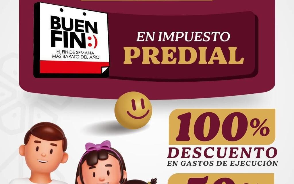 ¡MAÑANA ÚLTIMO DÍA DE DESCUENTOS EN PREDIAL!