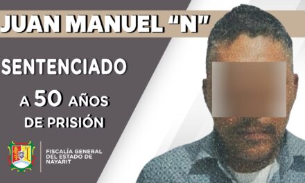 LOGRA FGEN SENTENCIA CONDENATORIA DE 50 AÑOS DE PRISIÓN