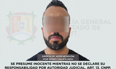 CAPTURADO EN BAHÍA DE BANDERAS POR ROBO CALIFICADO